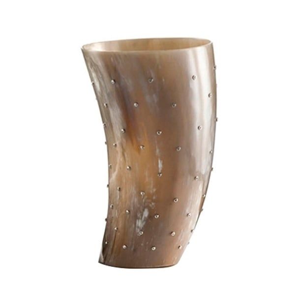 ARCAHORN Vaso In Corno Chiaro E Swarovski  0989C