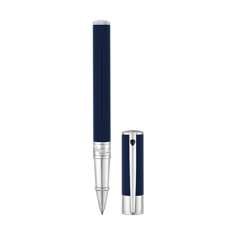 S. T. DUPONT Penna Roller D-Initial Blu / Cromo  262205