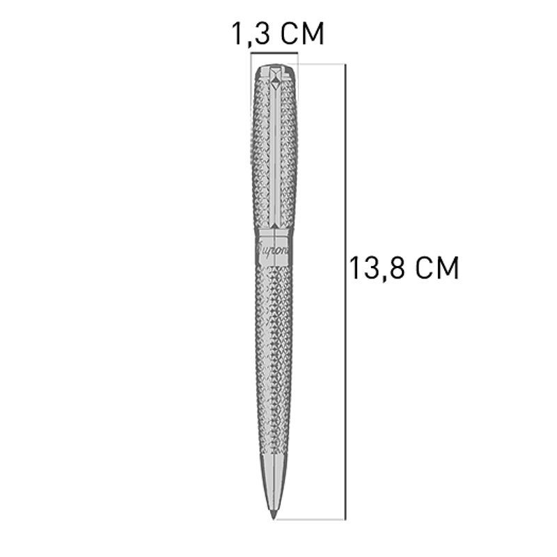 S. T. DUPONT Penna A Sfera Media Line D Lacca Blu / Palladio  415104M