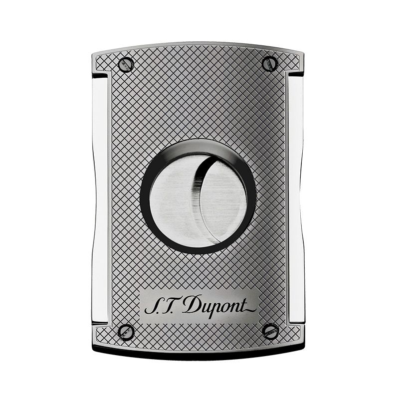 S. T. Dupont Tagliasigari Maxijet Cromato Con Motivo a Quadri  003257