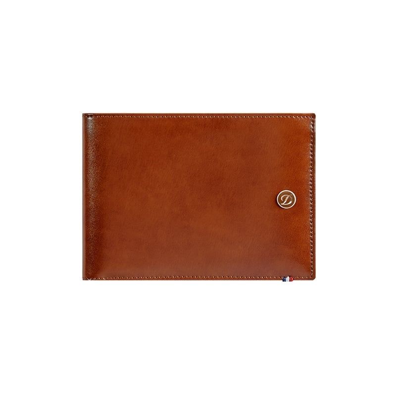 S. T. DUPONT Portafoglio Line D Pelle Marrone  180100