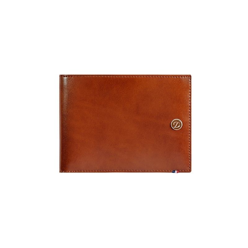 S. T. DUPONT Portafoglio Line D Pelle Marrone  180102