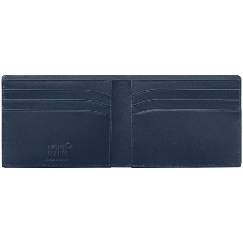 MONTBLANC Portafoglio 6 Scomparti Meisterstück Blu  114542