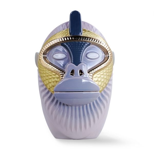 BOSA Vaso Primates Kandti Grigio Lilla (Elena Salmistraro)  26,5 CM - H 41 CM A/22/61+90