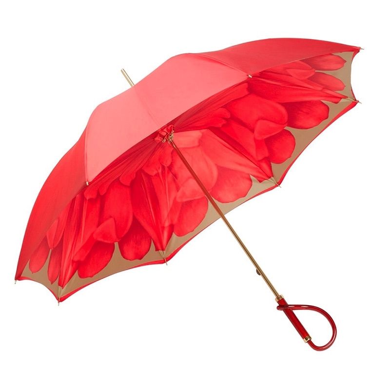 PASOTTI Ombrello Da Donna Flower Rosso Interno Petalo Rosso  189*26*21065-21*A
