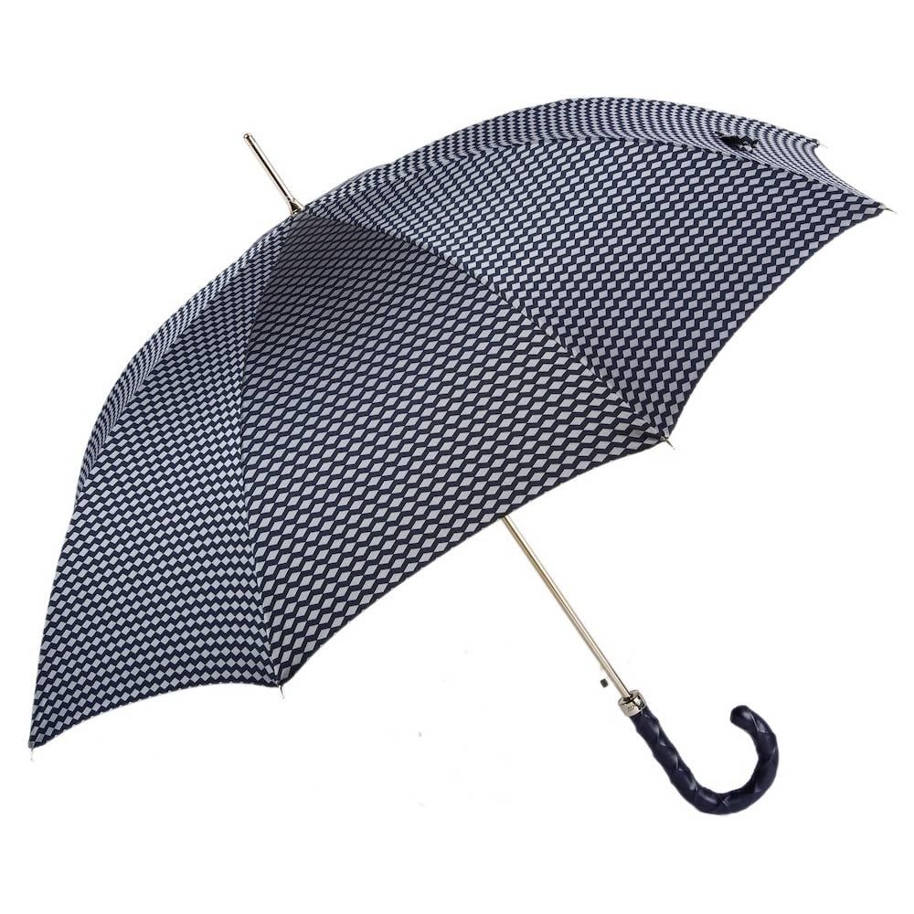 PASOTTI Ombrello Da Uomo Su Misura Blu/Grigio  478*ATENE/7**N48