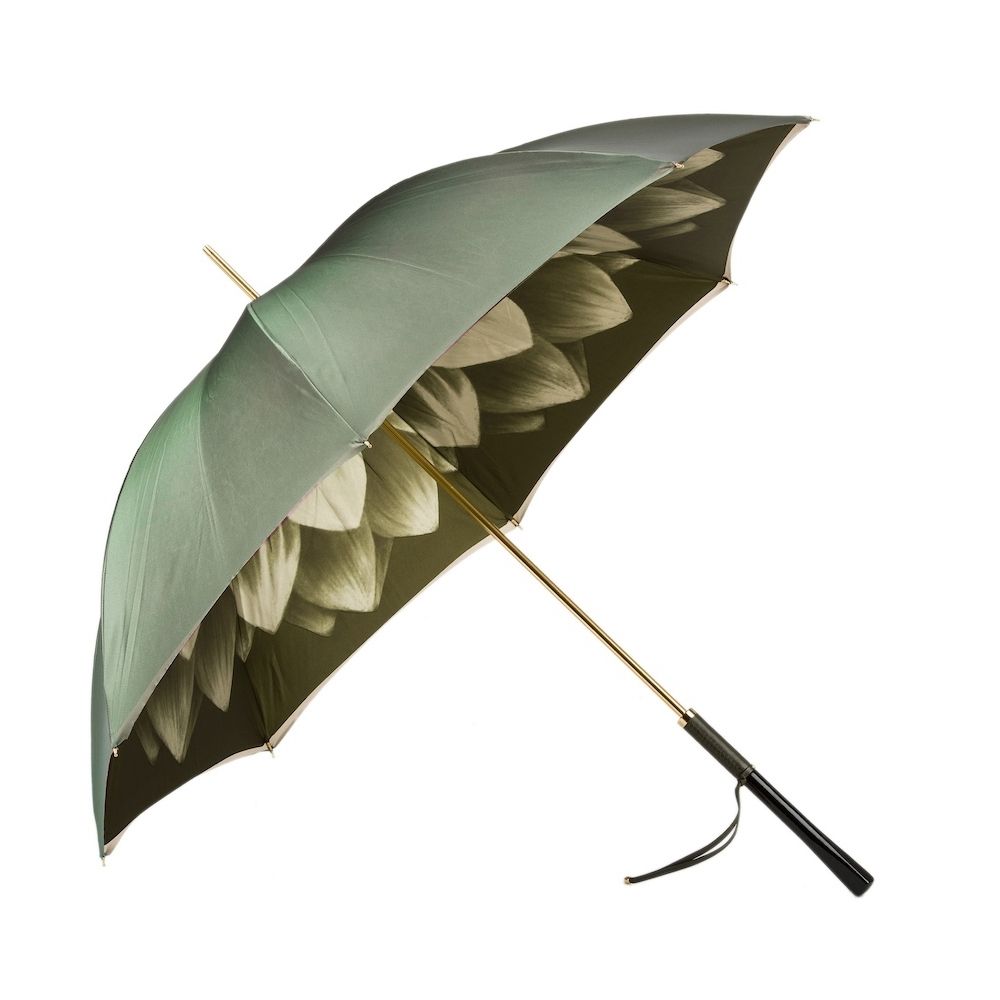 PASOTTI Ombrello Da Donna Flower Sfumato Verde Interno Dalia Verde  189*21284-19*21273-13*H15