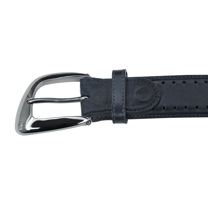 ASTRUA Creazioni Cintura In Pelle Di Vitello Dark Grey  CF1VFF24+FB5OT51