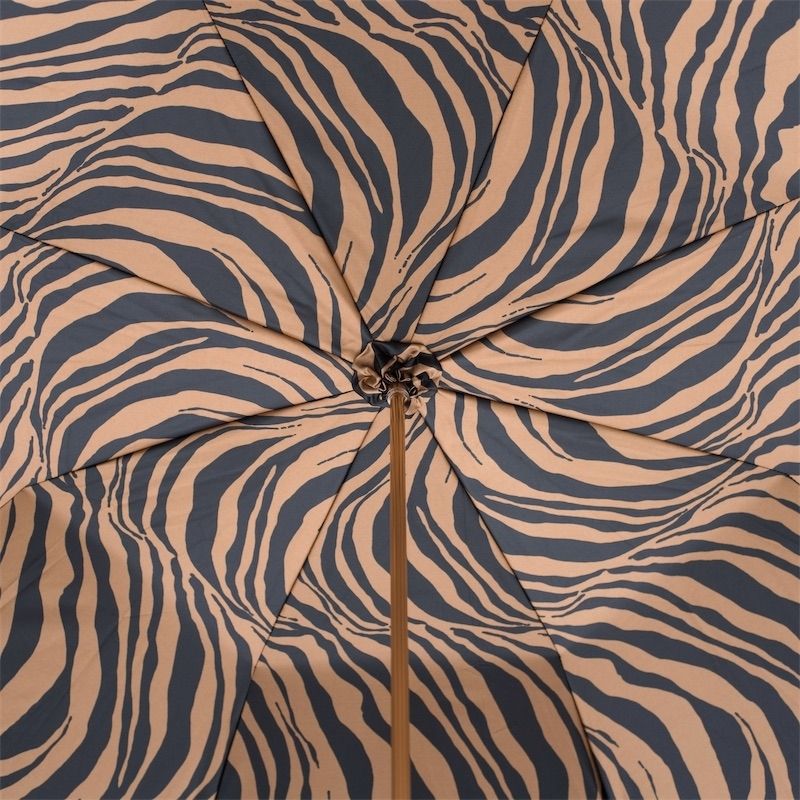 PASOTTI Ombrello Da Donna W Animal Nero Interno Zebrato Marrone/Nero  189N*34*21028-11*H19