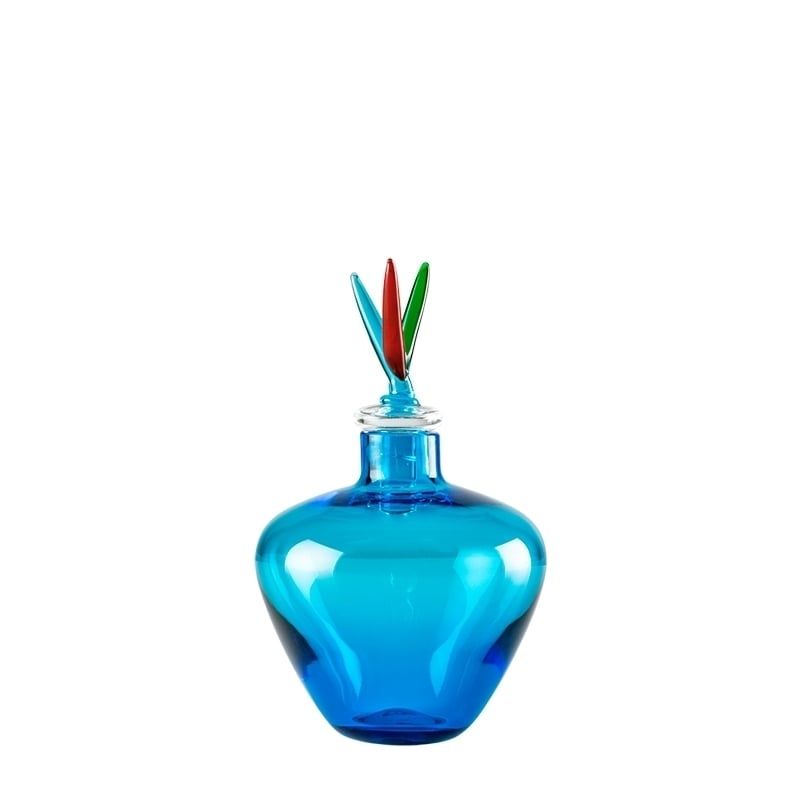 VENINI Vaso Monofiore Acquamare 9 CM X H 9 + 5 CM 100.40