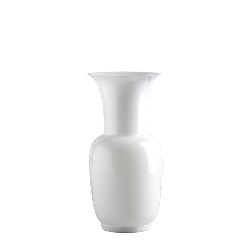 VENINI Vaso Opalino Lattimo 17 CM – H 36 CM 706.38