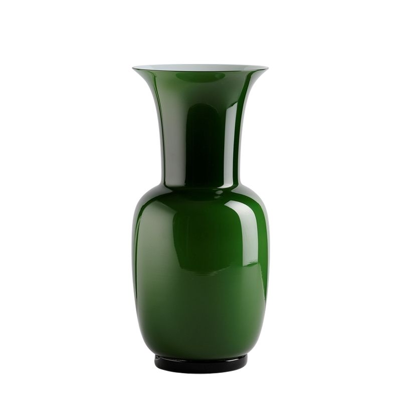 VENINI Vaso Opalino Verde Mela 17 CM – H 36 CM 706.22