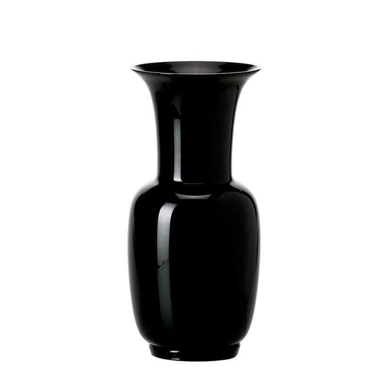 VENINI Vaso Opalino Nero 17 CM – H 36 CM 706.22