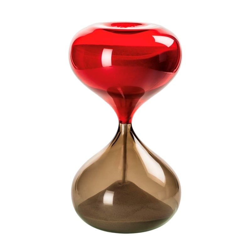 VENINI Clessidra Large Talpa/Rosso 15 CM – H 28 CM 034.90