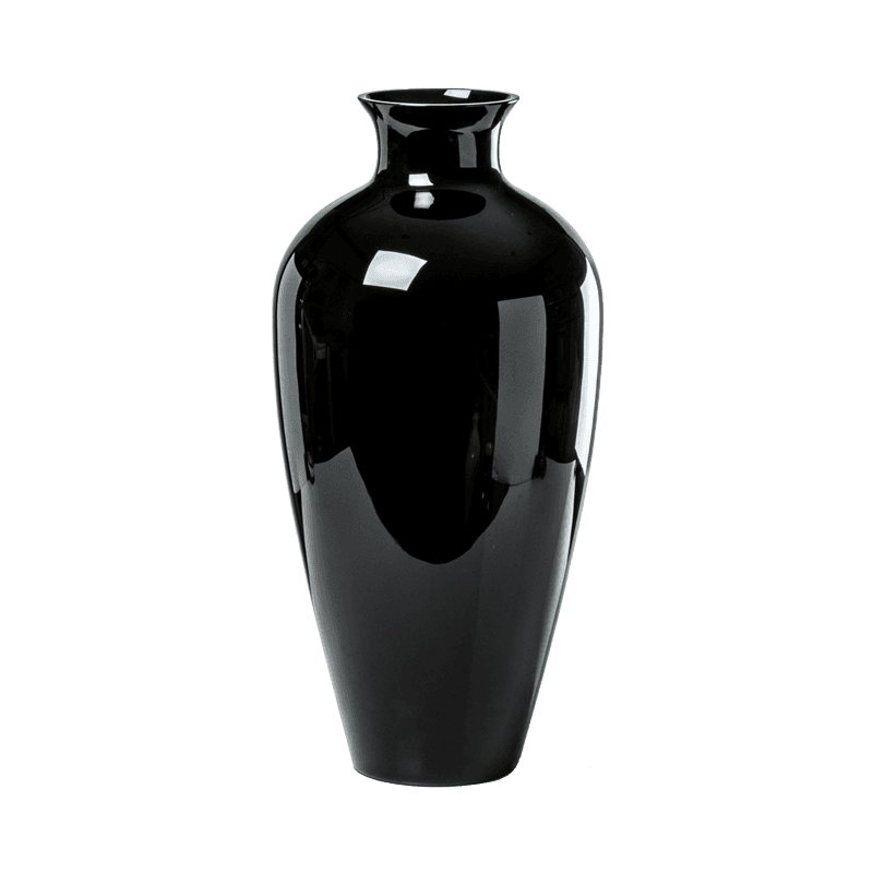 VENINI Vaso Labuan Nero 34 CM X H 65 CM 706.01