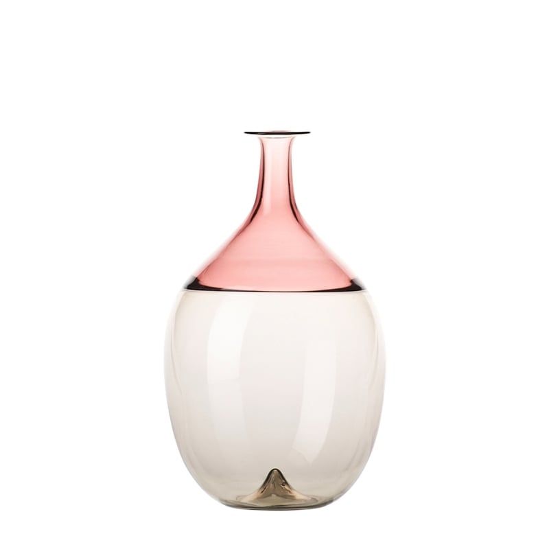 VENINI Vaso Bolle Ametista/Talpa  13CM – H 21CM 502.02