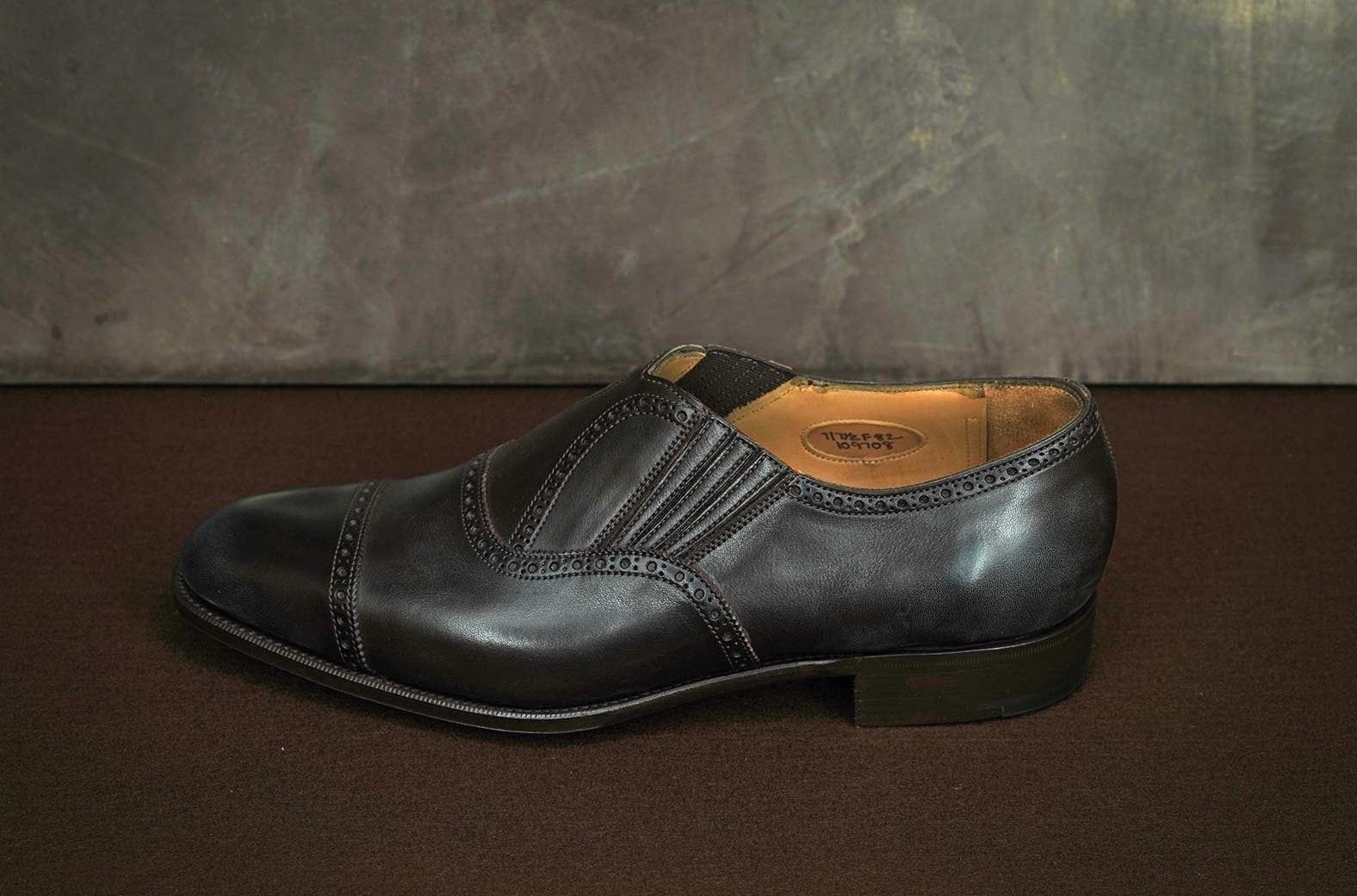 Edward Green Kibworth - Scarpa Con Elastici - Dark Brown Delapre  KIBWORTH