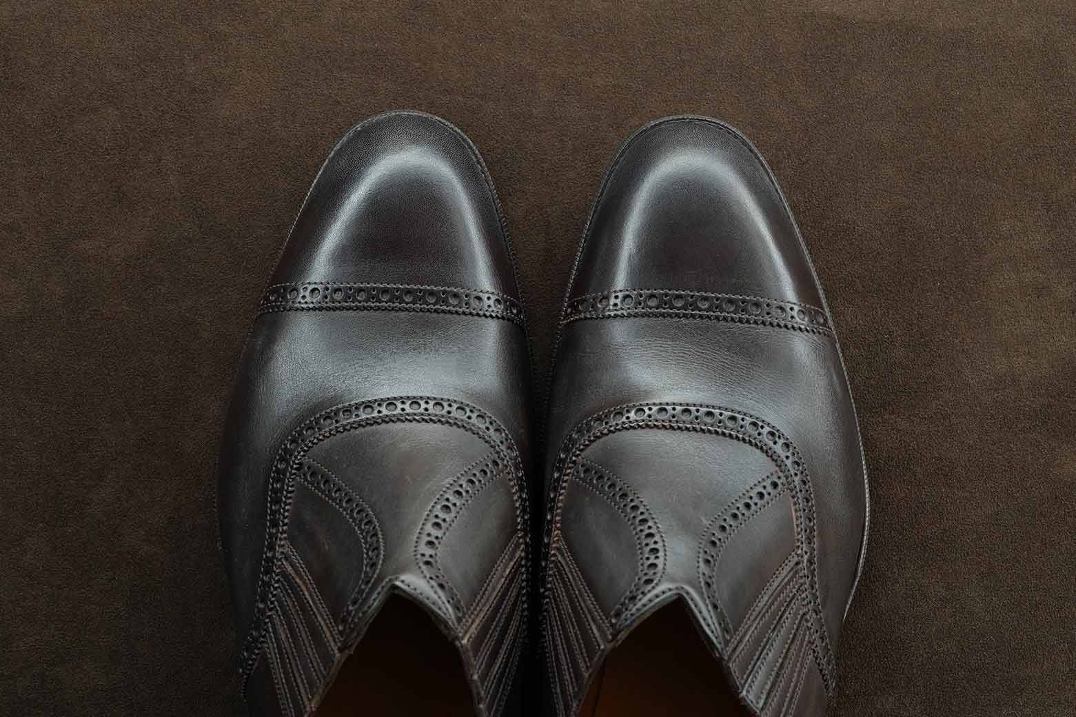 Edward Green Kibworth - Scarpa Con Elastici - Dark Brown Delapre  KIBWORTH