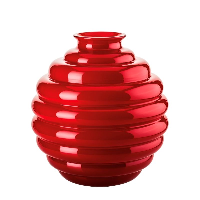 VENINI Vaso Dèco Medium Rosso  26 CM - H 29 CM 707.10