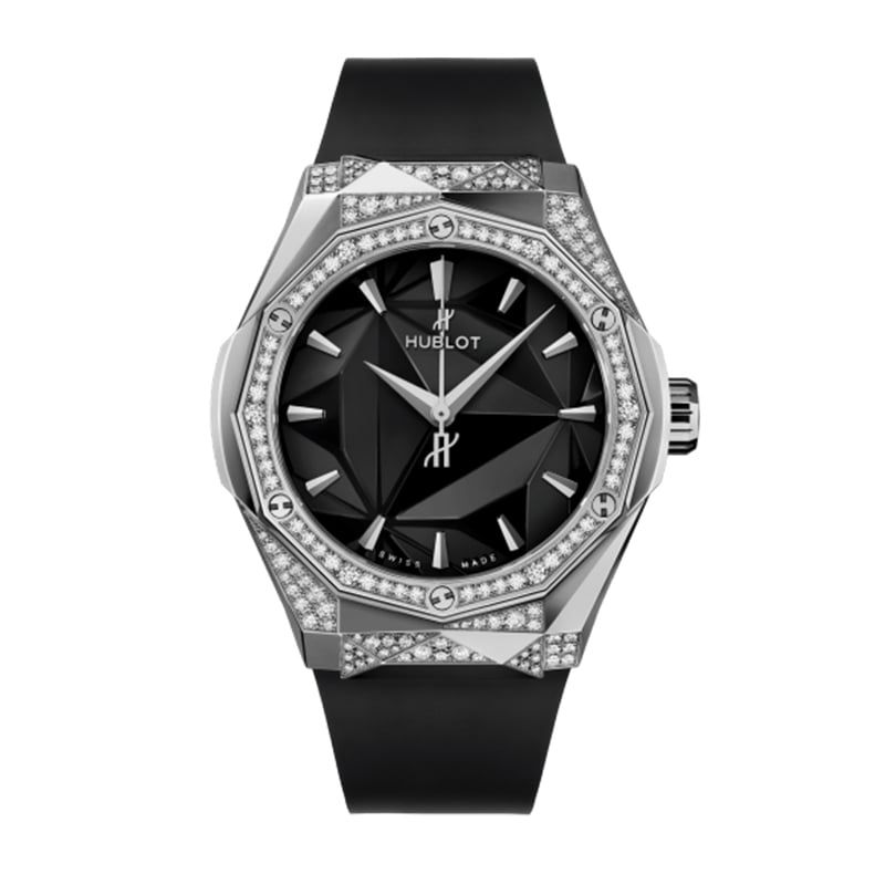 HUBLOT Classic Fusion Orlinski Titanium Alternative Pavé 40 MM 550.NS.1800.RX.1804.ORL19