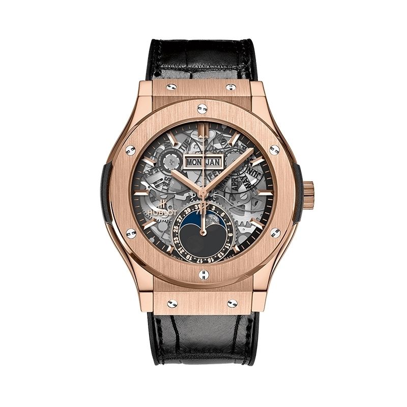 HUBLOT Classic Fusion Aerofusion Moonphase King Gold 42 MM 547.OX.0180.LR