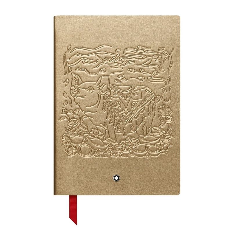 MONTBLANC Blocco Note #146 Piccolo, La Leggenda Dello Zodiaco - Il Maiale, Fogli A Righe  117870