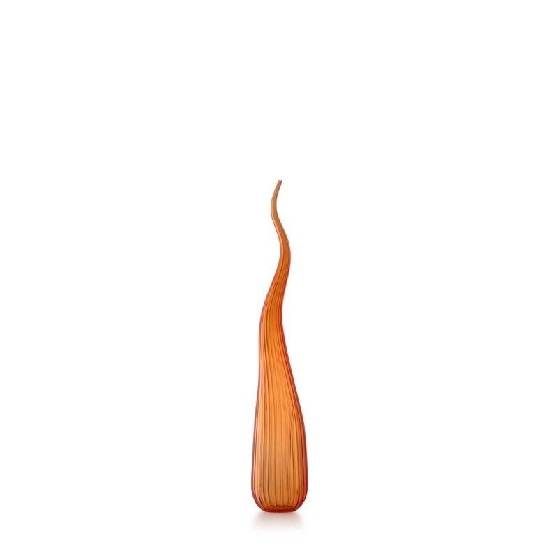 SALVIATI Vaso Aria Arancio Lucido Small H 55 CM / Ø 10 CM 3693