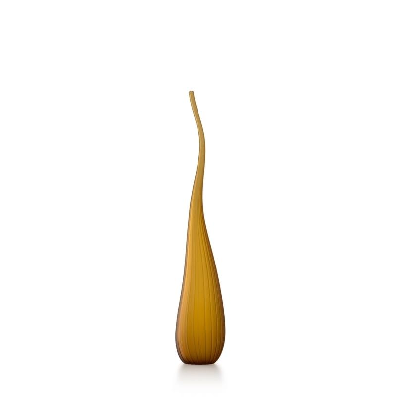 SALVIATI Vaso Aria Ambra Satinato Medium H 63 CM / Ø 12 CM 3766