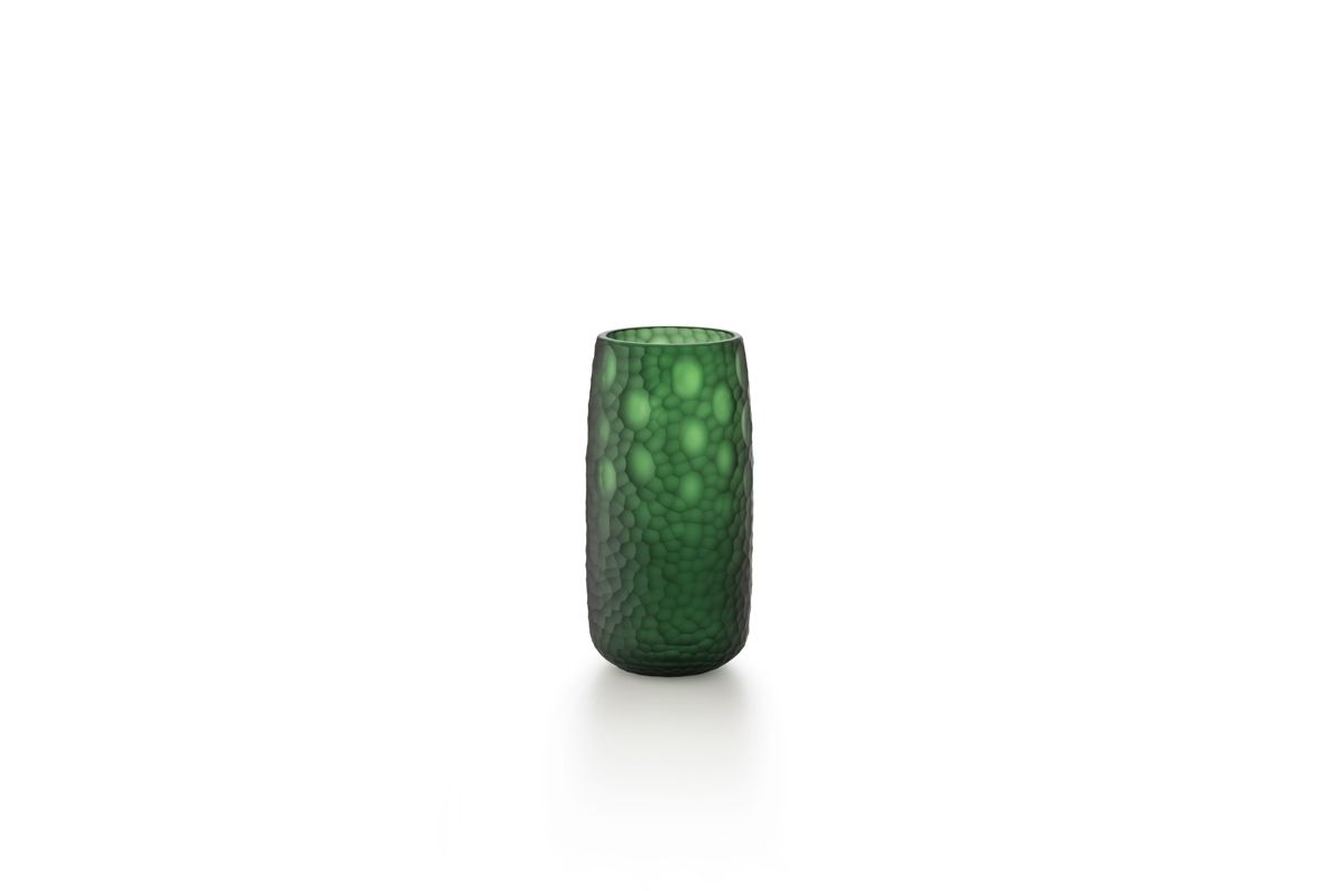 SALVIATI Vaso Battuti Verde Small H 23 CM / Ø 12 CM D6065