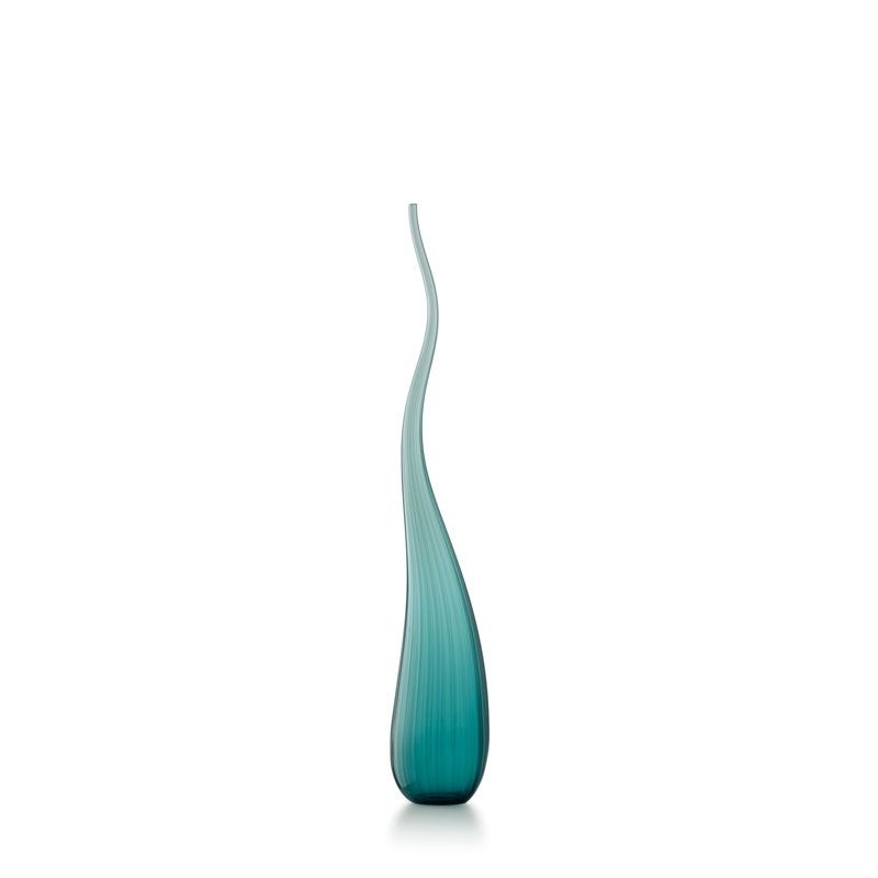 SALVIATI Vaso Aria Verde Pavone Lucido Medium H 63 CM / Ø 12 CM 3705