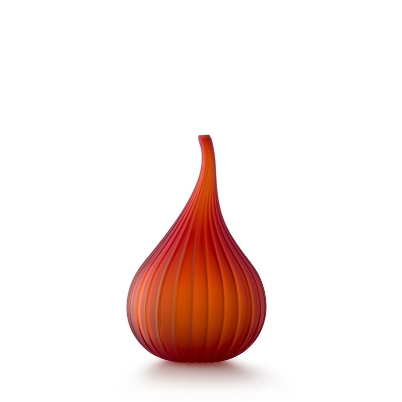 SALVIATI Vaso Drops Arancio Satinato Large H 37 CM / Ø 23 CM 73661