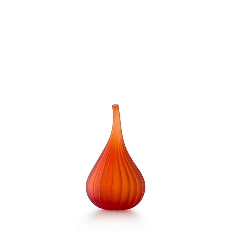 SALVIATI Vaso Drops Arancio Satinato Medium H 28 CM / Ø 15 CM 19140