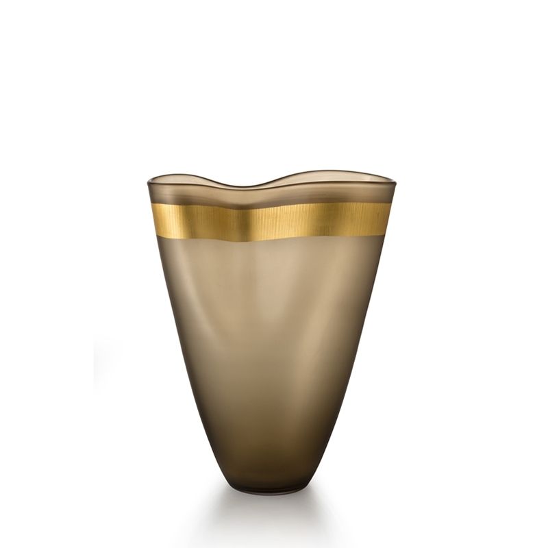SALVIATI Vaso Pizzicati Grigio Kaiser Large 30 CM - H 38 CM 53767