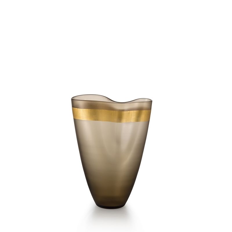SALVIATI Vaso Pizzicati Grigio Kaiser Medium 24 CM - H 32 CM 53770