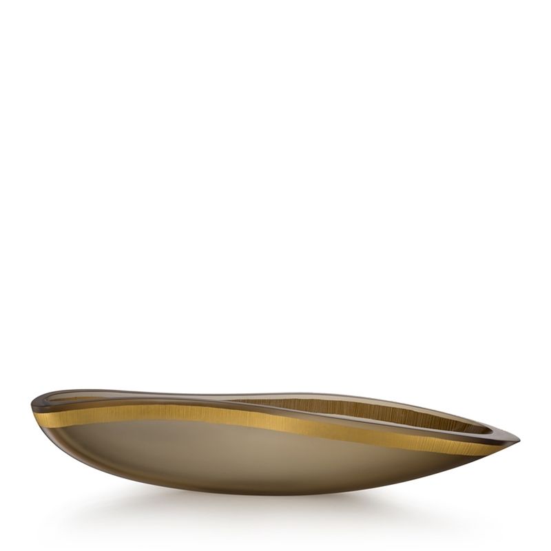SALVIATI Centrotavola Pizzicati Grigio Kaiser 64 CM - H 12 CM D6040