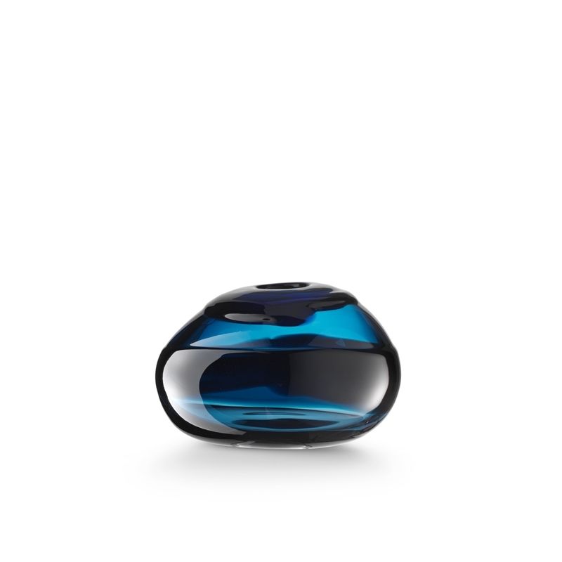 SALVIATI Vaso Sassi Blu Savoia Xl Bowl H 20 CM / Ø 33 CM 02386