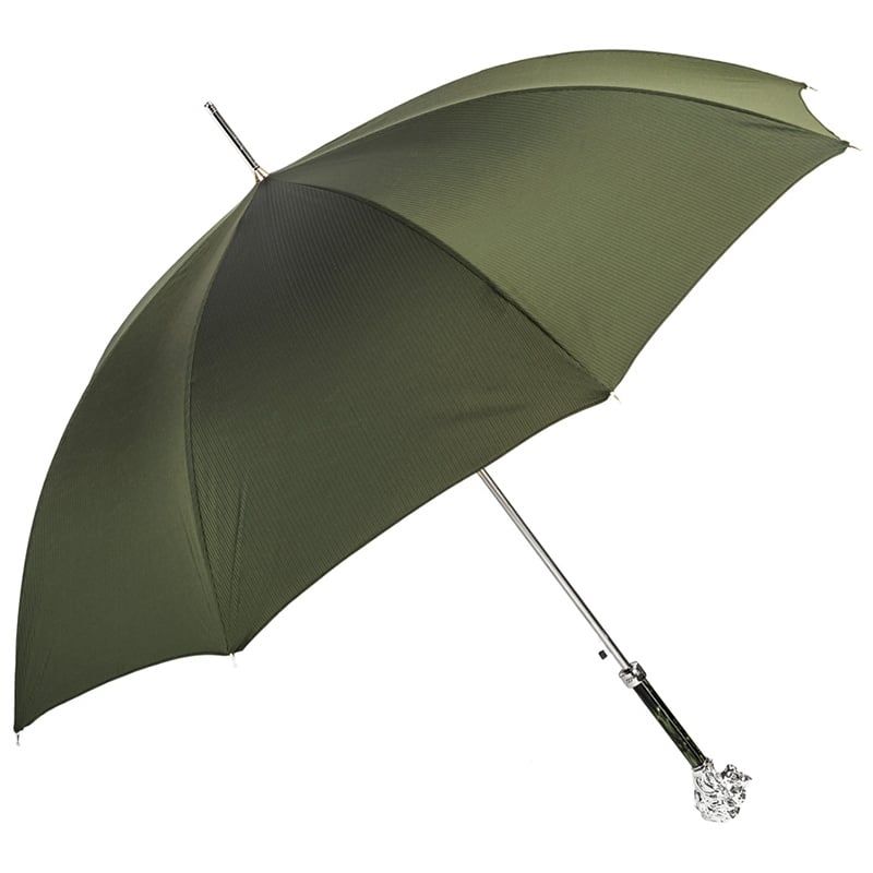 PASOTTI Ombrello Da Uomo Lux Spigato Verde  478*6768/6**W37PV