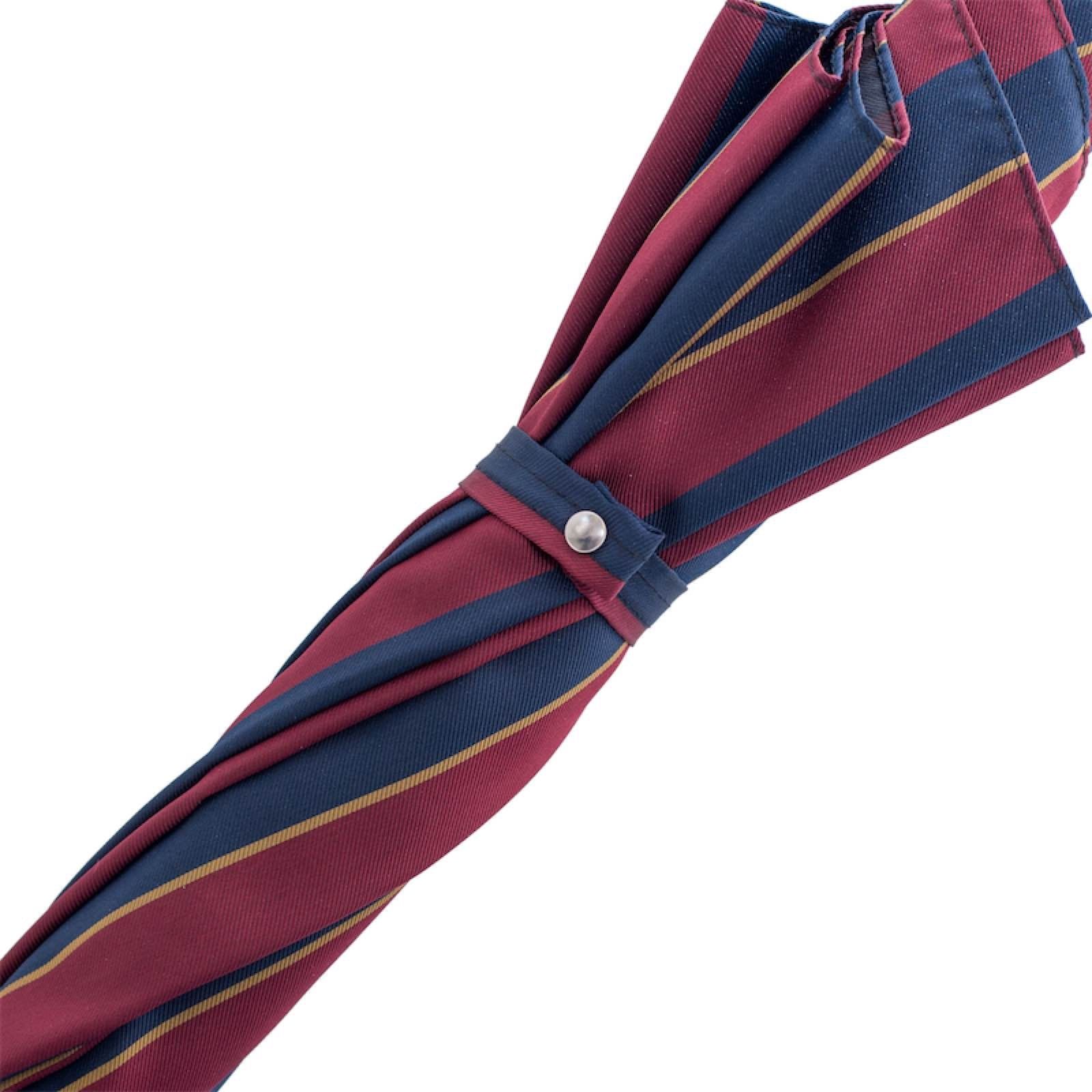 PASOTTI Ombrello Da Uomo Su Misura Righe Blu/Bordeaux/Oro  478*CONRAD/1**N36