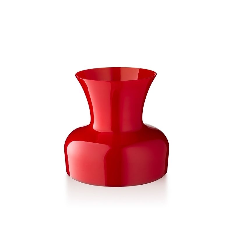 SALVIATI Vaso Profili Lily Rosso Large H 22 CM / Ø 24 CM 10110