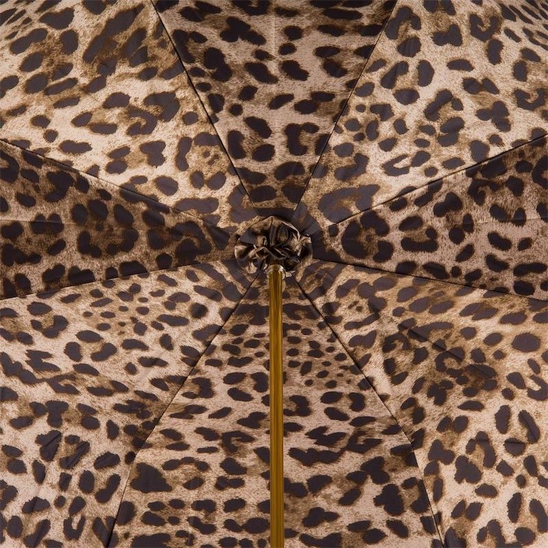 PASOTTI Ombrello Da Donna Animal Marrone Interno Leopardato  189*30*90115/5*Z16