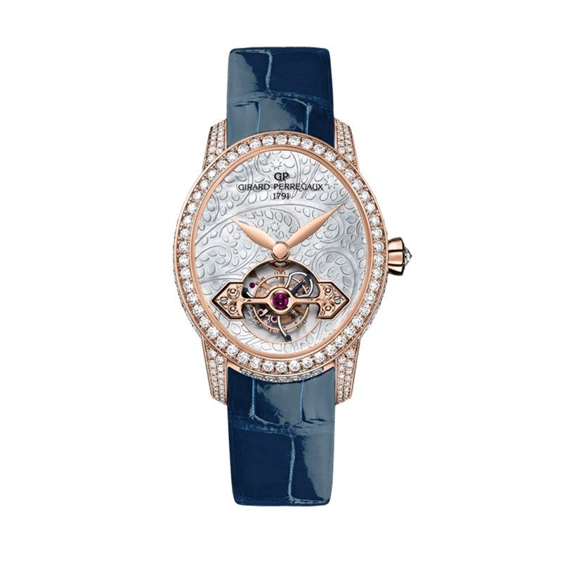 GIRARD PERREGAUX Cat's Eye Tourbillon With Gold Bridge 37 X 32 MM 99490D52P706-CK6A