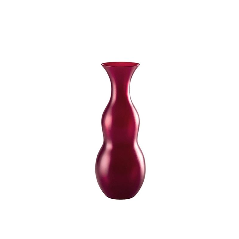 VENINI Vaso Pigmenti Satin Rosso Sangue Di Bue H 26 CM / Ø 10 CM 516.85