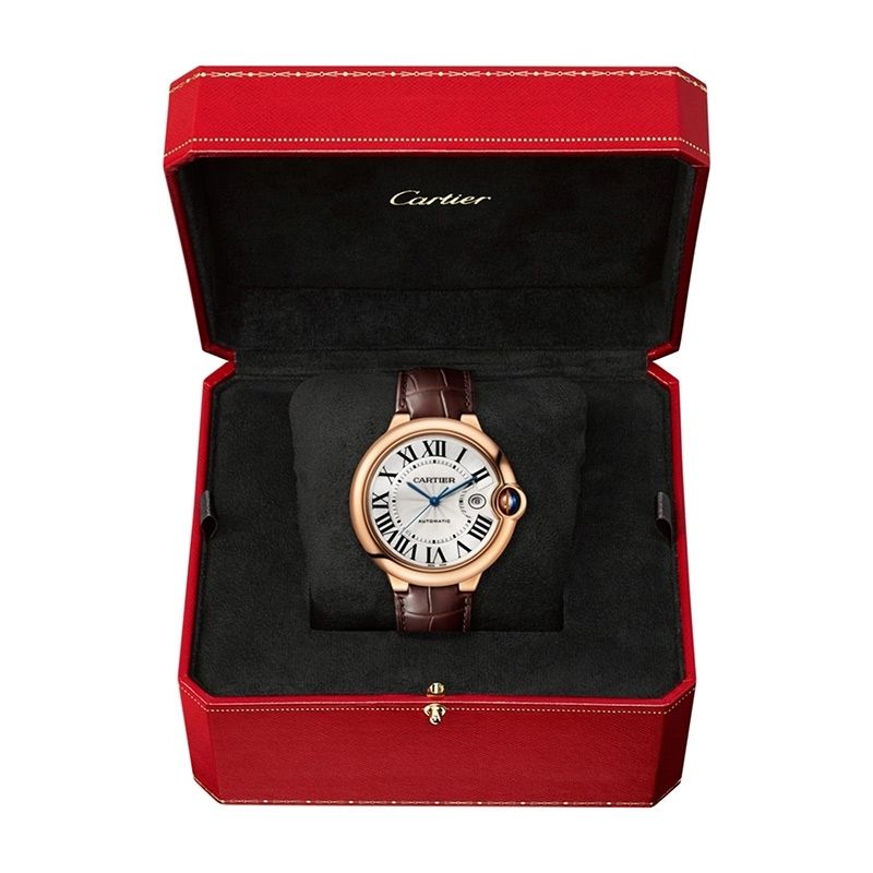 CARTIER Ballon Bleu De Cartier, Oro Rosa, Pelle 42 MM WGBB0030