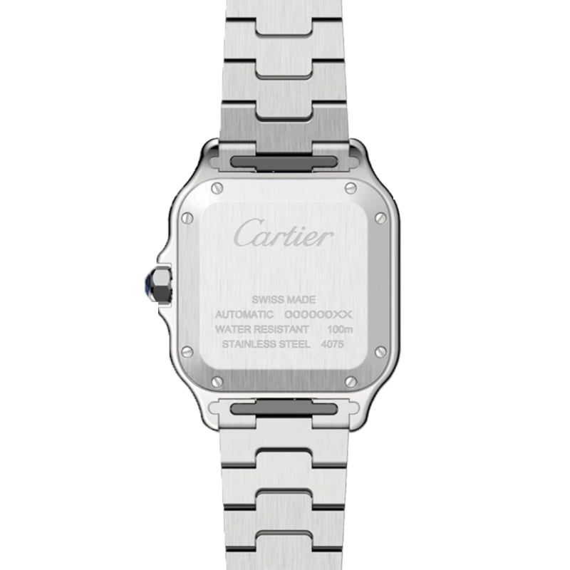 CARTIER Santos De Cartier Modello Medio, Oro Giallo e Acciaio 35,1  MM W2SA0016