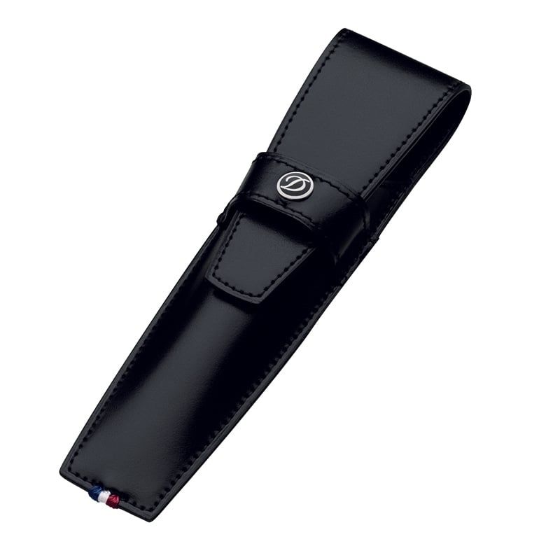 S. T. DUPONT Astuccio Per Penna Pelle Nera  180017