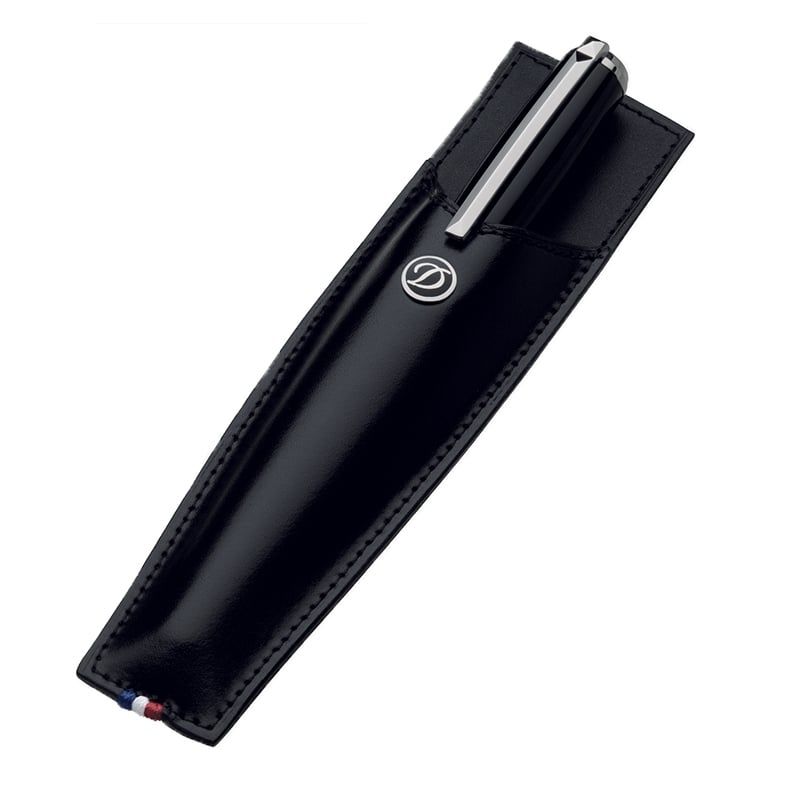 S. T. DUPONT Astuccio Per Penna Pelle Nera  180016