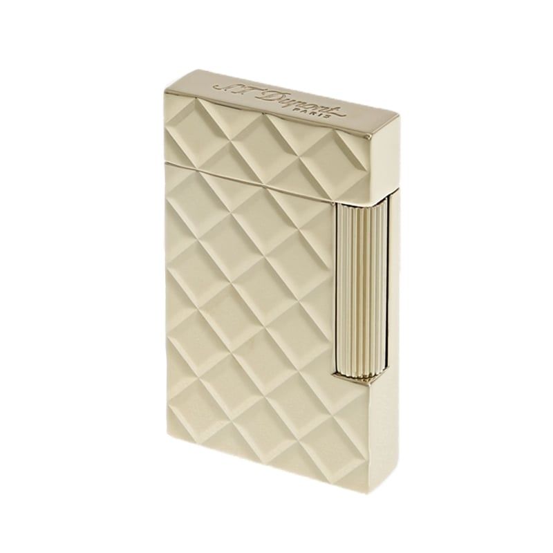 S. T. DUPONT Accendino Trapuntato Giallo Oro  017082