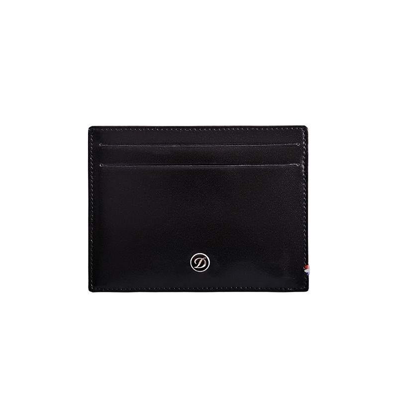 S. T. DUPONT Portacarte Line D Pelle Nera  180011
