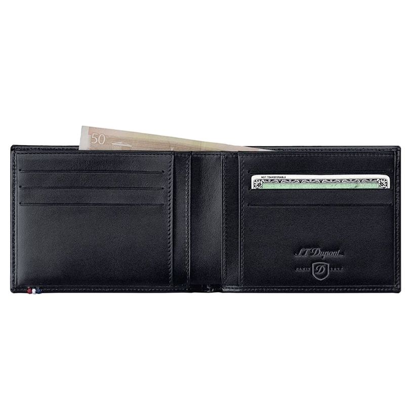 S. T. DUPONT Portafoglio Line D Pelle Marrone  180002