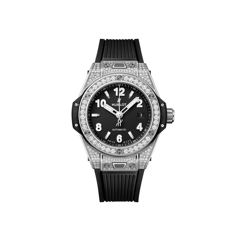 HUBLOT Big Bang One Click Steel Pavé 33 MM 485.SX.1170.RX.1604